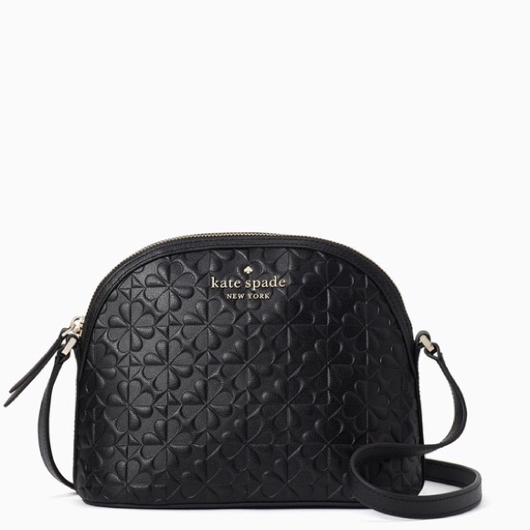 kate spade Handbags - NWOT Kate Spade Hollie Clover Black Dome Purse